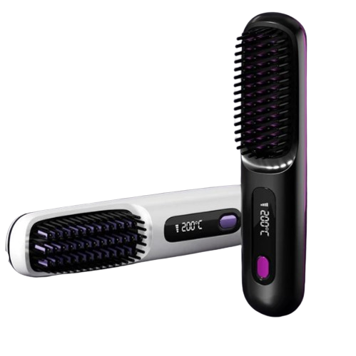 2 In 1 Hair Straightener & Curler Comb